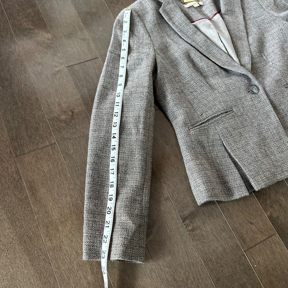 Talbots Italian Wool‎ Blazer Single Button Pleated Preppy Classic Casual Layer 4 - Picture 5 of 8